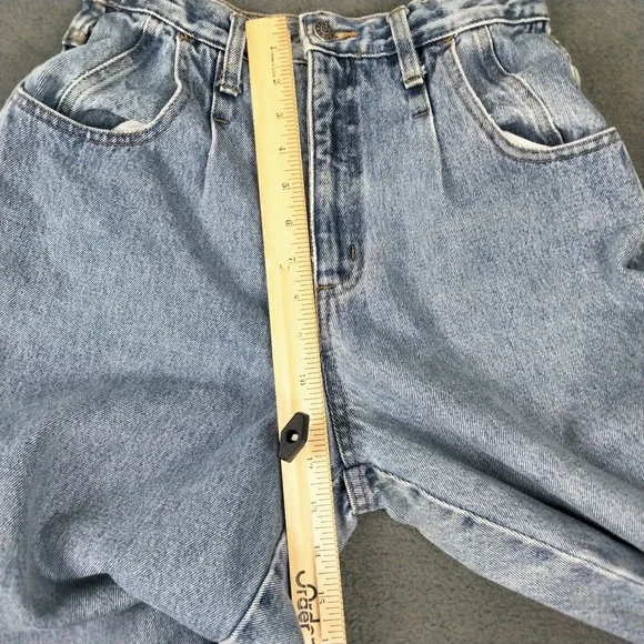 VINTAGE 80s The Limited Mom Jeans Womens 8 Pleated Taper Hi Rise 27X28‎ Grunge - Picture 7 of 15